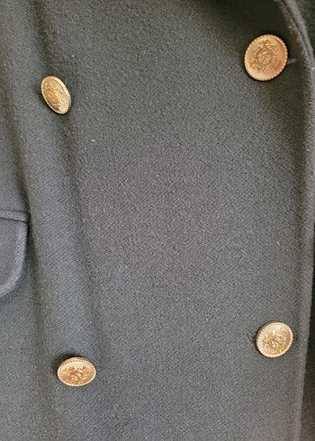 Koyu Yeşil Uzun Kaban - Görsel 4