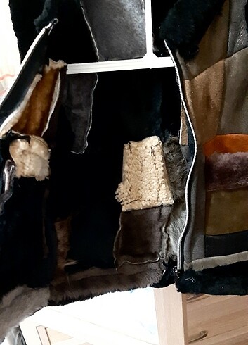 Diğer Patchwork deri yelek