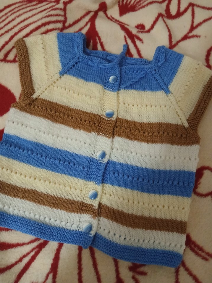 Kısa Kollu Örgü Hırka - Görsel 2