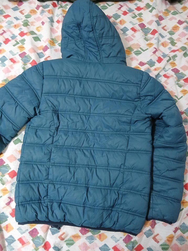 Erkek Çocuk  Fermuarlı Kapüşonlu Mont - Görsel 3