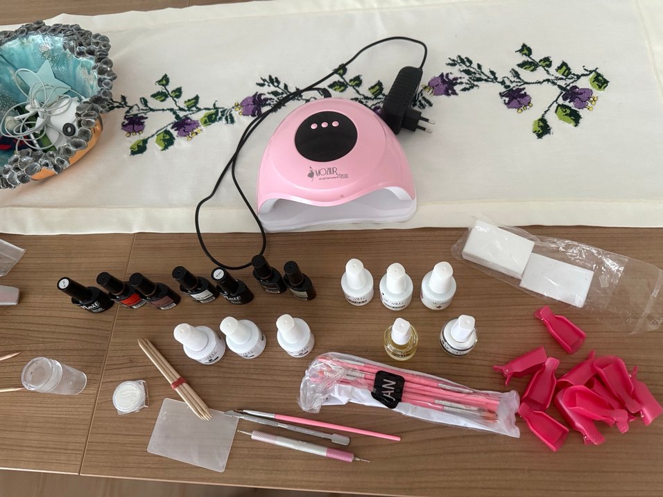 Pembe UV LED Tırnak Kurutucu Lambası - Görsel 5