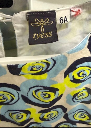 B&G Uzun Kollu Renkli Kız Çocuk Elbise - Görsel 2