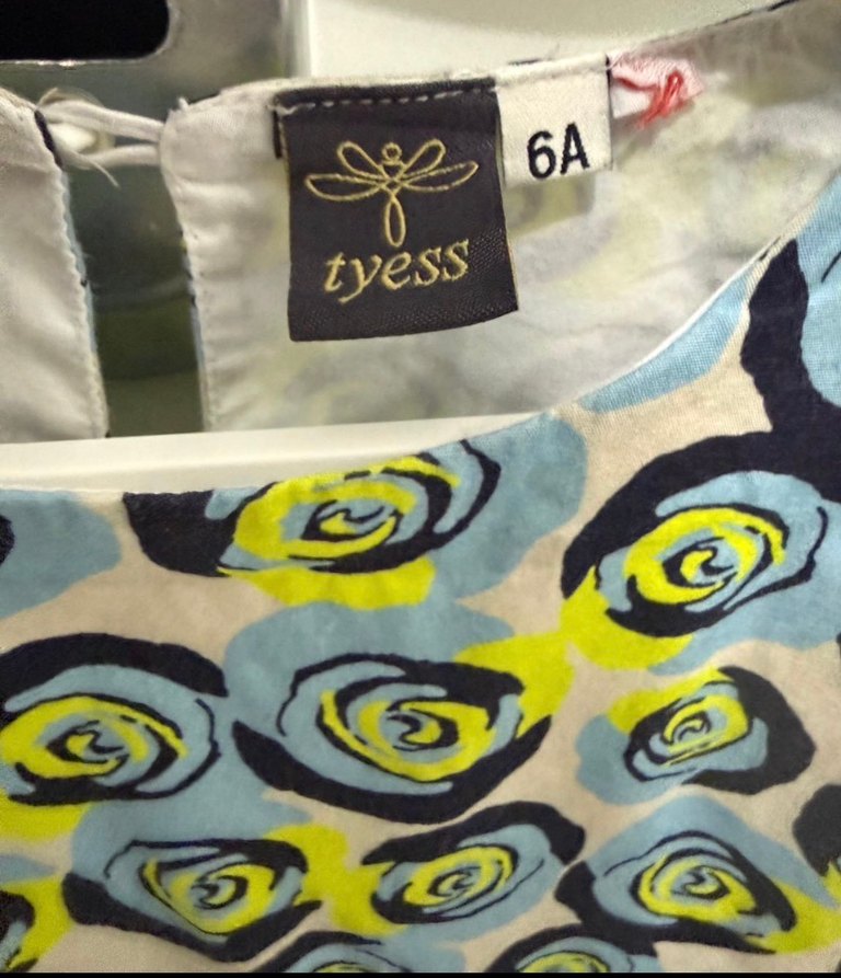 B&G Uzun Kollu Renkli Kız Çocuk Elbise - Görsel 2