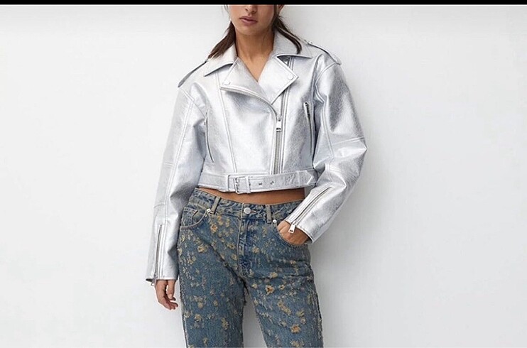 Pull and Bear Pull and bear deri ceket