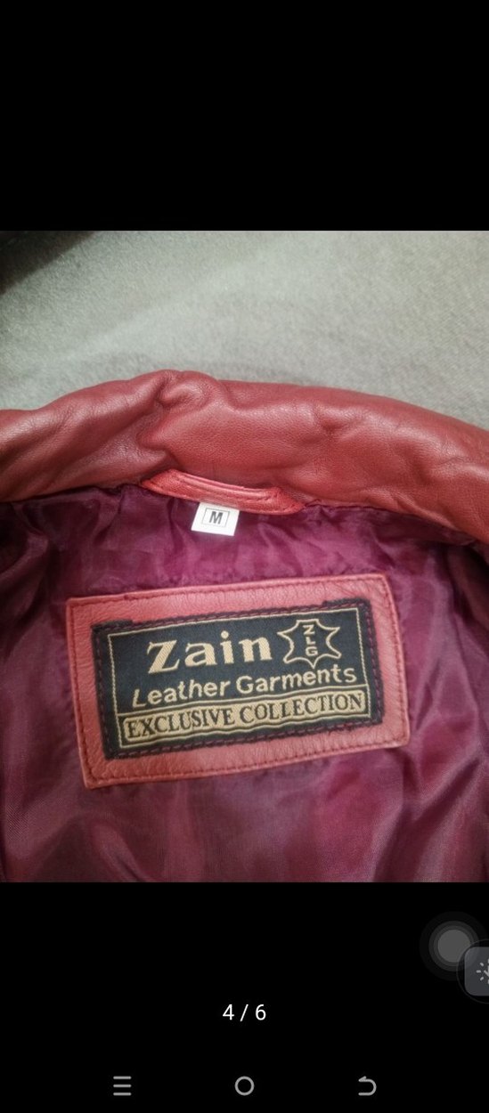 Bordo Deri Kadın Ceket - Görsel 4