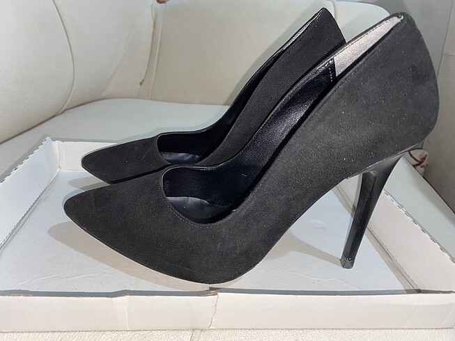 Diğer siyah stiletto topuklu ayakkabı