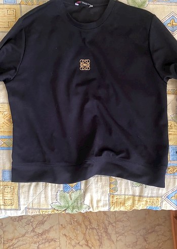 Diğer Loewe Siyah Bisiklet Yaka Sweatshirt