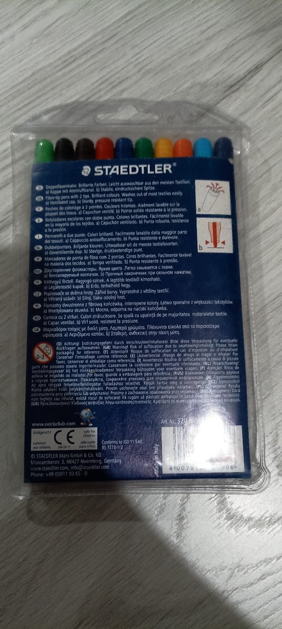 Çift Uçlu Renkli Staedtler Keçeli Kalem Seti - Görsel 2