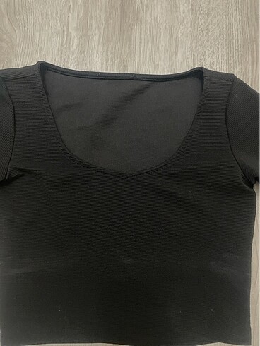 universal Beden Siyah crop