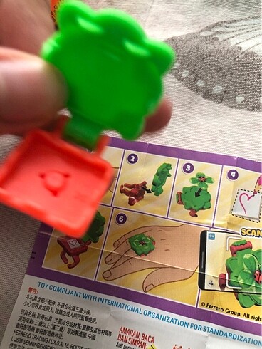  Beden Renk Kinder joy yüzük