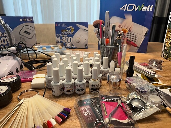 28 Beden FULL SET PROTEZ TIRNAK MALZEMELERİ ACİL SATILIK