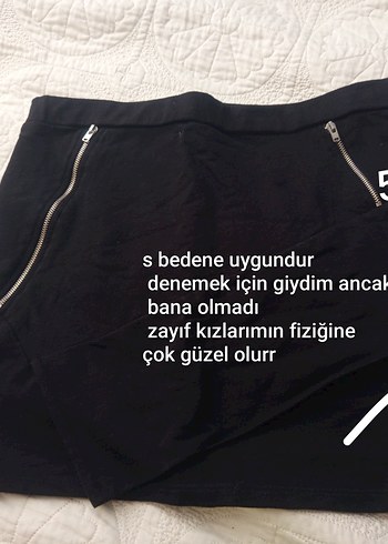 Fermuarlı Siyah Midi Mini Etek