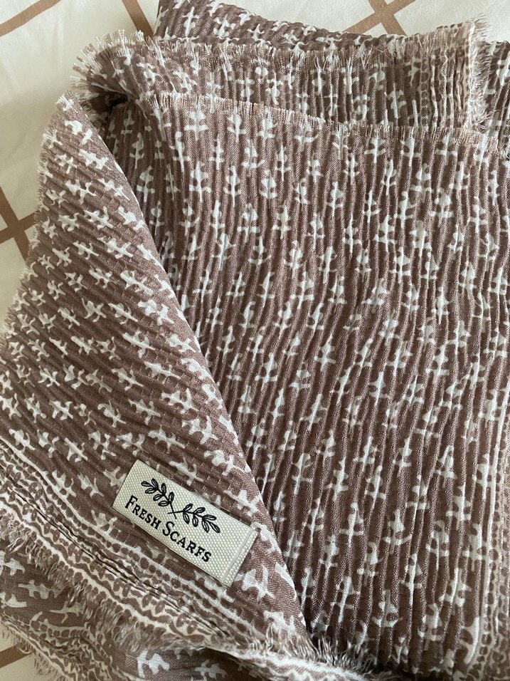 Desenli bürümcük şal fresh scarfs - Görsel 2