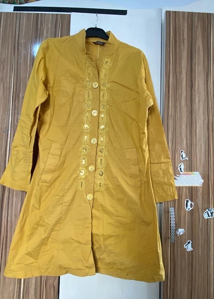 Uzun cepli mevsimlik  gömlek - Görsel 2