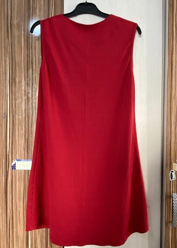 Sıfır kol uzun tunik - Görsel 2