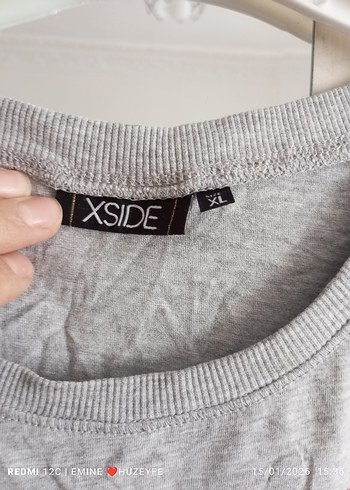 Kız Çocuk Gri Baskılı Kısa Kollu Tişört - Görsel 2