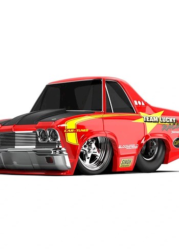 Car Tuned 68 Chevy El Camino 1/64 - Görsel 3