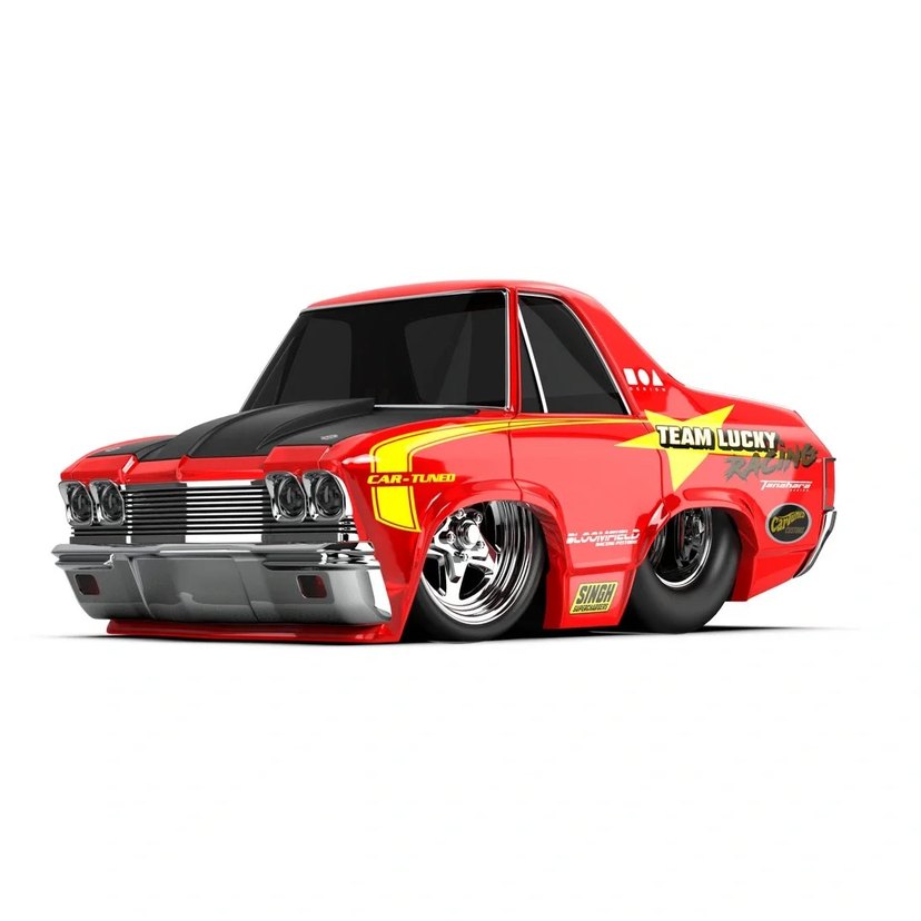 Car Tuned 68 Chevy El Camino 1/64 - Görsel 3