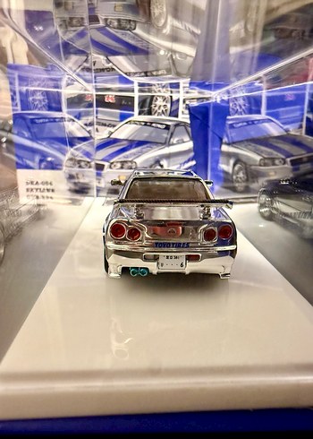 Demon King 1/64 Nissan Skyline GT-R34 CHASE - Görsel 3