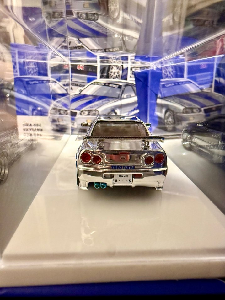 Demon King 1/64 Nissan Skyline GT-R34 CHASE - Görsel 3