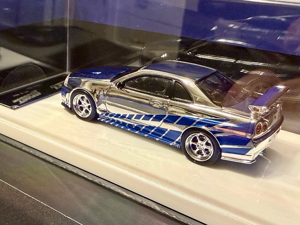 Demon King 1/64 Nissan Skyline GT-R34 CHASE - Görsel 2