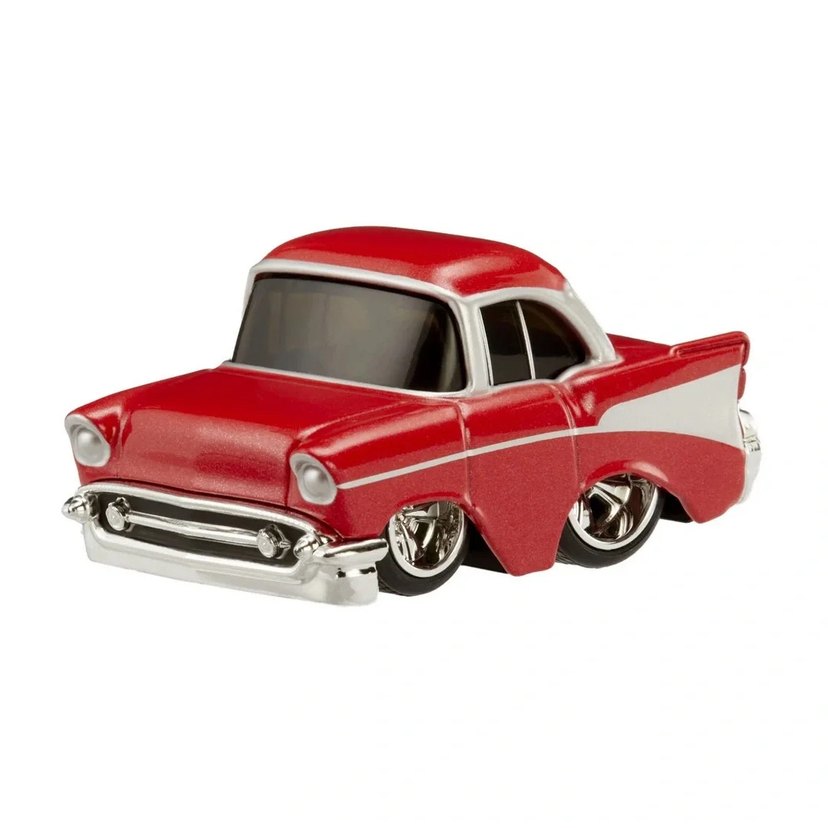 Car Tuned 57 Chevy Bel Air Kırmızı 1/64 - Görsel 3