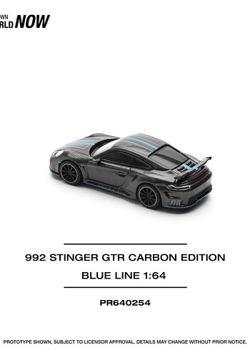 Pop Race 1/64 PR64-254 Porsche 992 Stinger GTR - Görsel 4