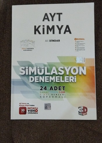 AYT Kimya Simülasyon Denemeleri - 24 Adet