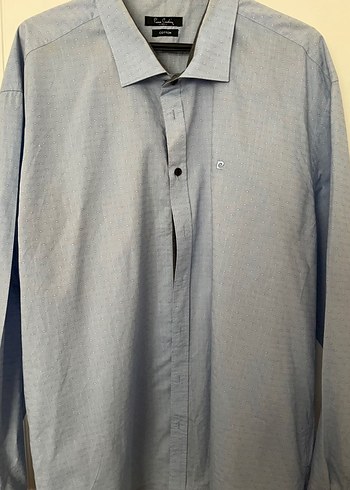 Pierre Cardin Acik Mavi Klasik Gomlek