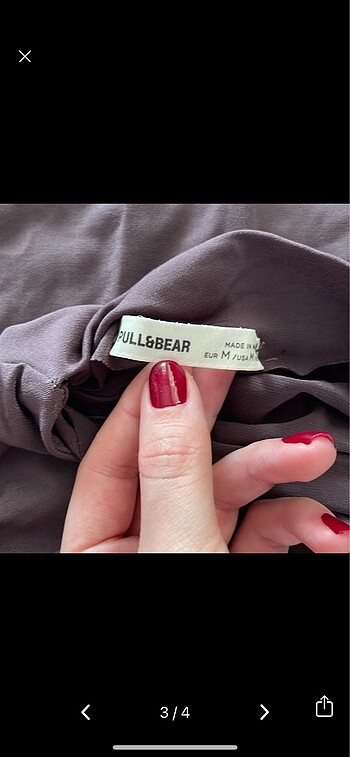 m Beden pull bear uzun elbise