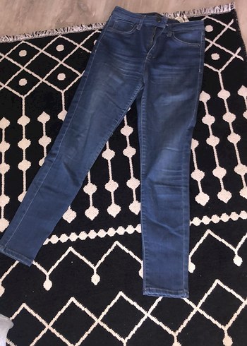 Lacivert Kadın Skinny Denim Pantolon