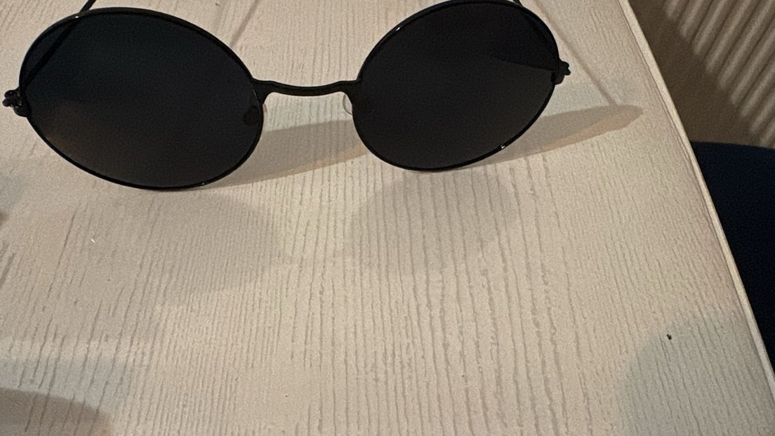 Siyah Yuvarlak Gözlük - Görsel 3