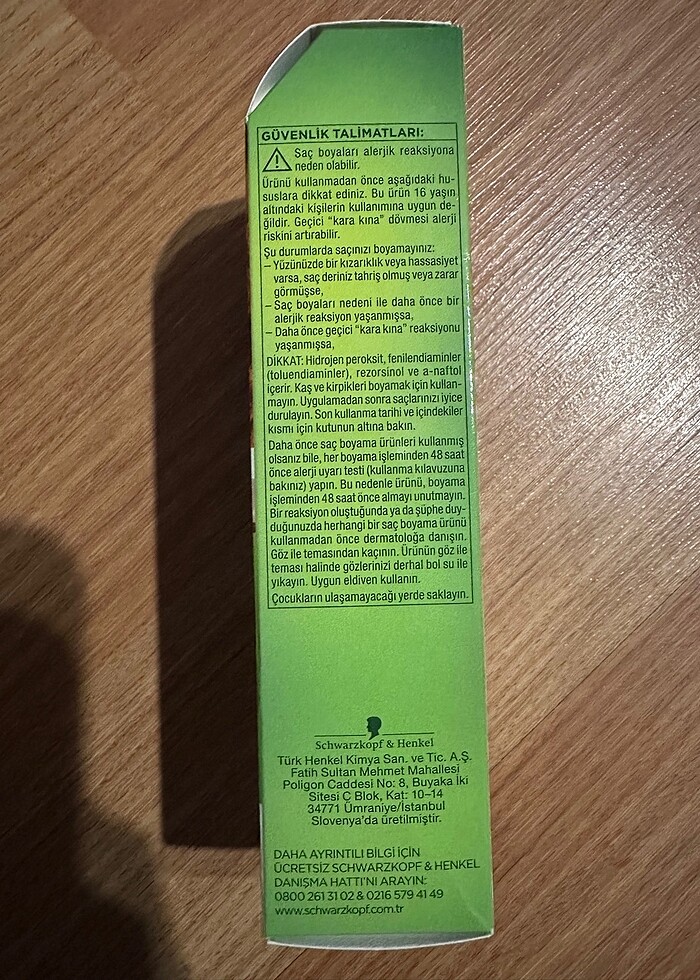 Palette saç boyası - Görsel 2