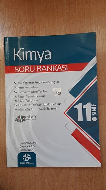 Bilgi Sarmalı 11.sınıf Kimya Soru Bankası 