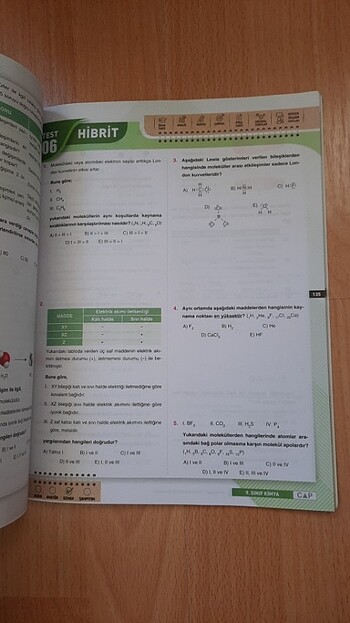  Beden Çap 9. Sinif Kimya Soru Bankası 