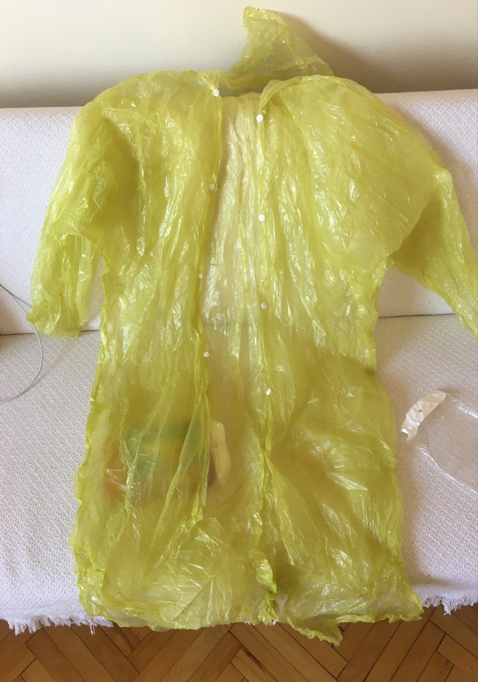 Kapüşonlu Midi Yağmurluk - Görsel 3