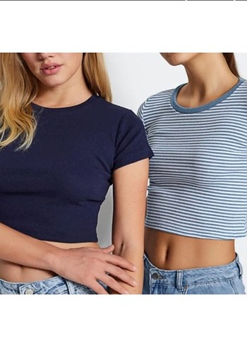 Mavi Denim Mini Kadın Tişört