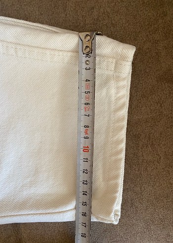 Bershka Bej Düğmeli Erkek Pamuklu Jean - Görsel 7