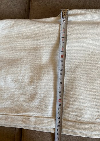 Bershka Bej Düğmeli Erkek Pamuklu Jean - Görsel 5