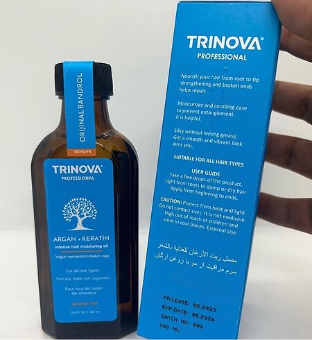 Diğer Trinova argan keratin yağı