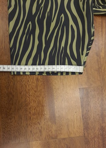 Kadın STRAPLEZ TULUM Zebra Desenli Mini Yüksek Bel - Görsel 7