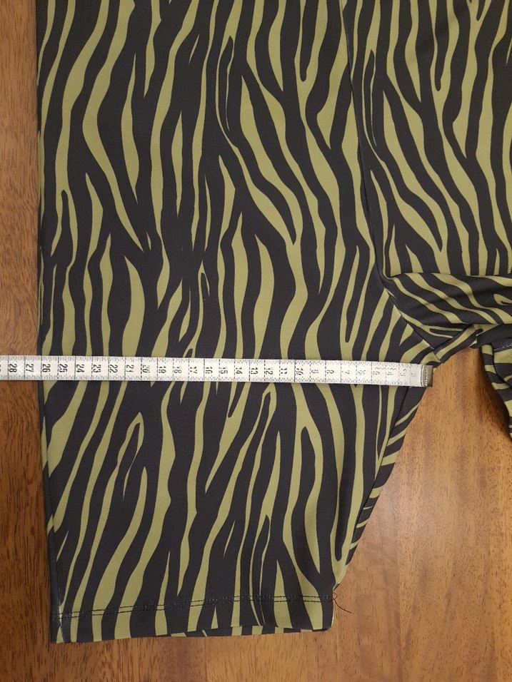 Kadın STRAPLEZ TULUM Zebra Desenli Mini Yüksek Bel - Görsel 5