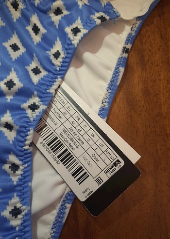 40 Beden TRENDYOL Mavi Bohem Mini Bikini Takımı