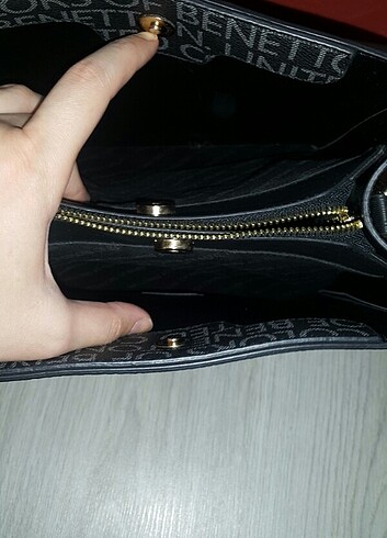 Unıted Colors of Benetton Siyah Omuz Çantası - Görsel 6