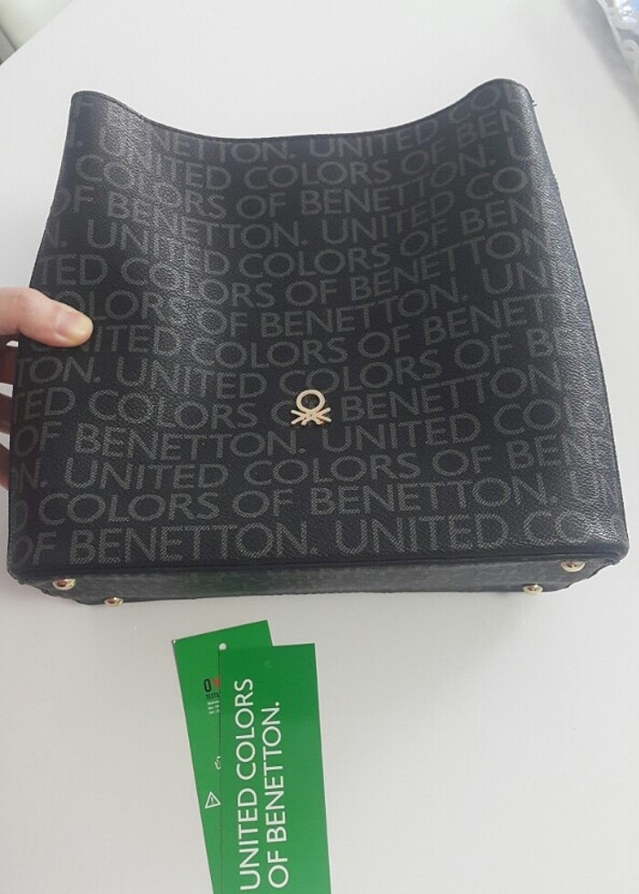 Unıted Colors of Benetton Siyah Omuz Çantası - Görsel 5