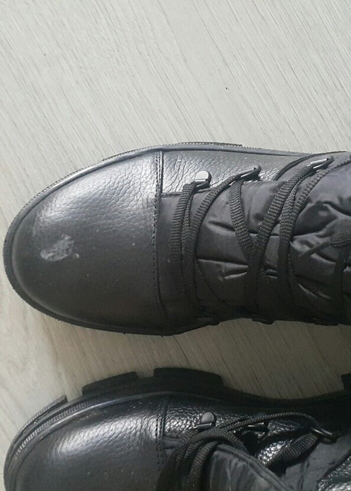 Siyah renkli kışlık elle marka bot. - Görsel 5