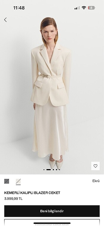l Beden Mango blazer ceket