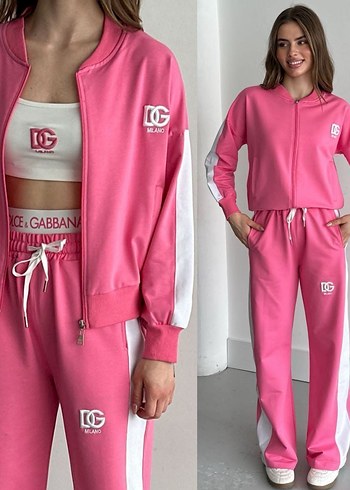Pembe Mini Kadın Eşofman Takımı