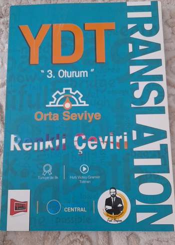 YDT 3. Oturum Orta Seviye Renkli Çeviri Kitabı