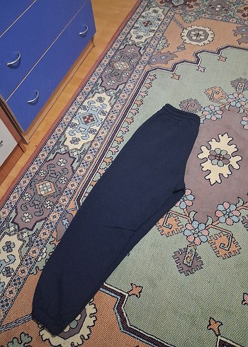 Mavi Rahat Kesim Kadın Eşofman Altı - Görsel 5